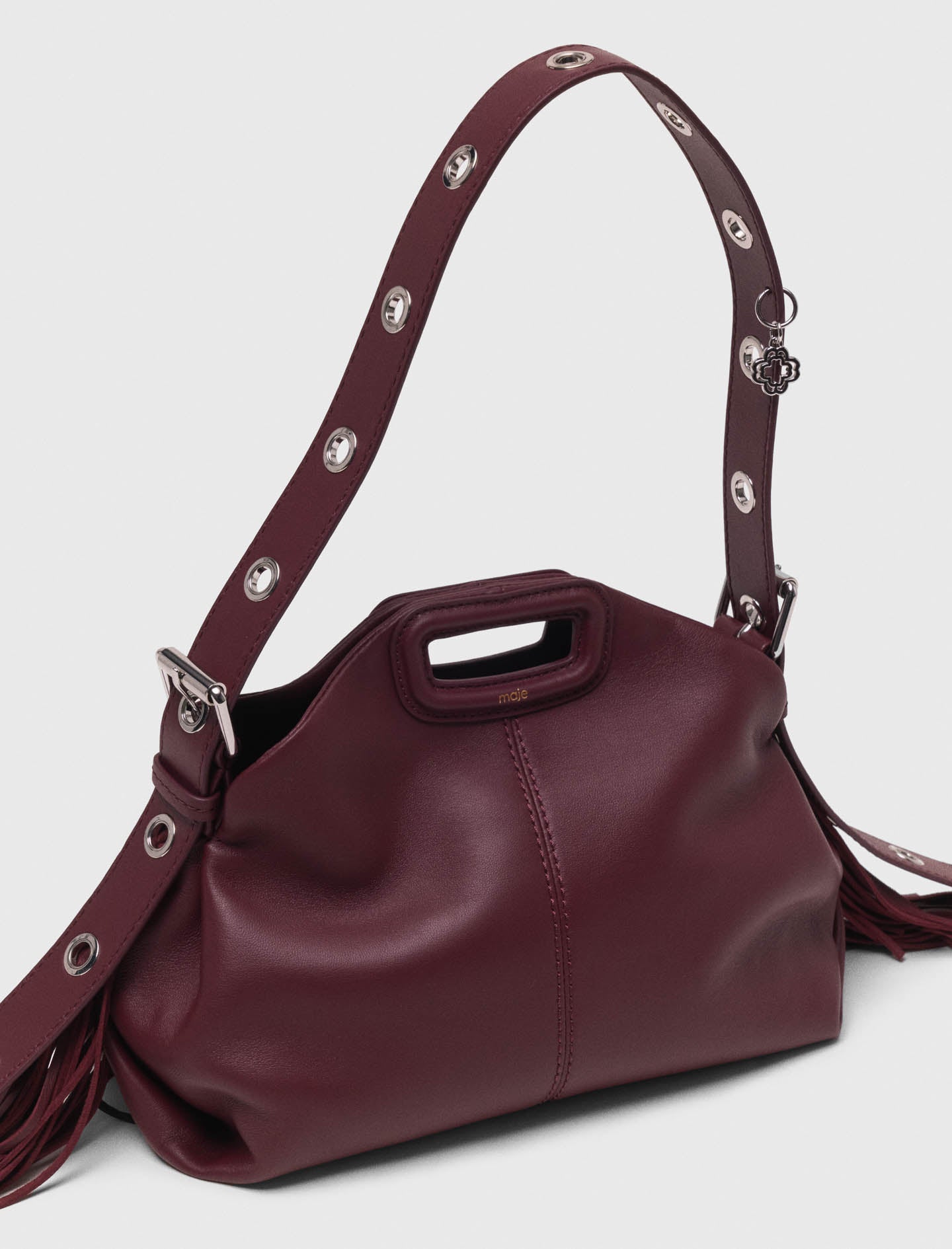 Bolso Miss M de cuero liso