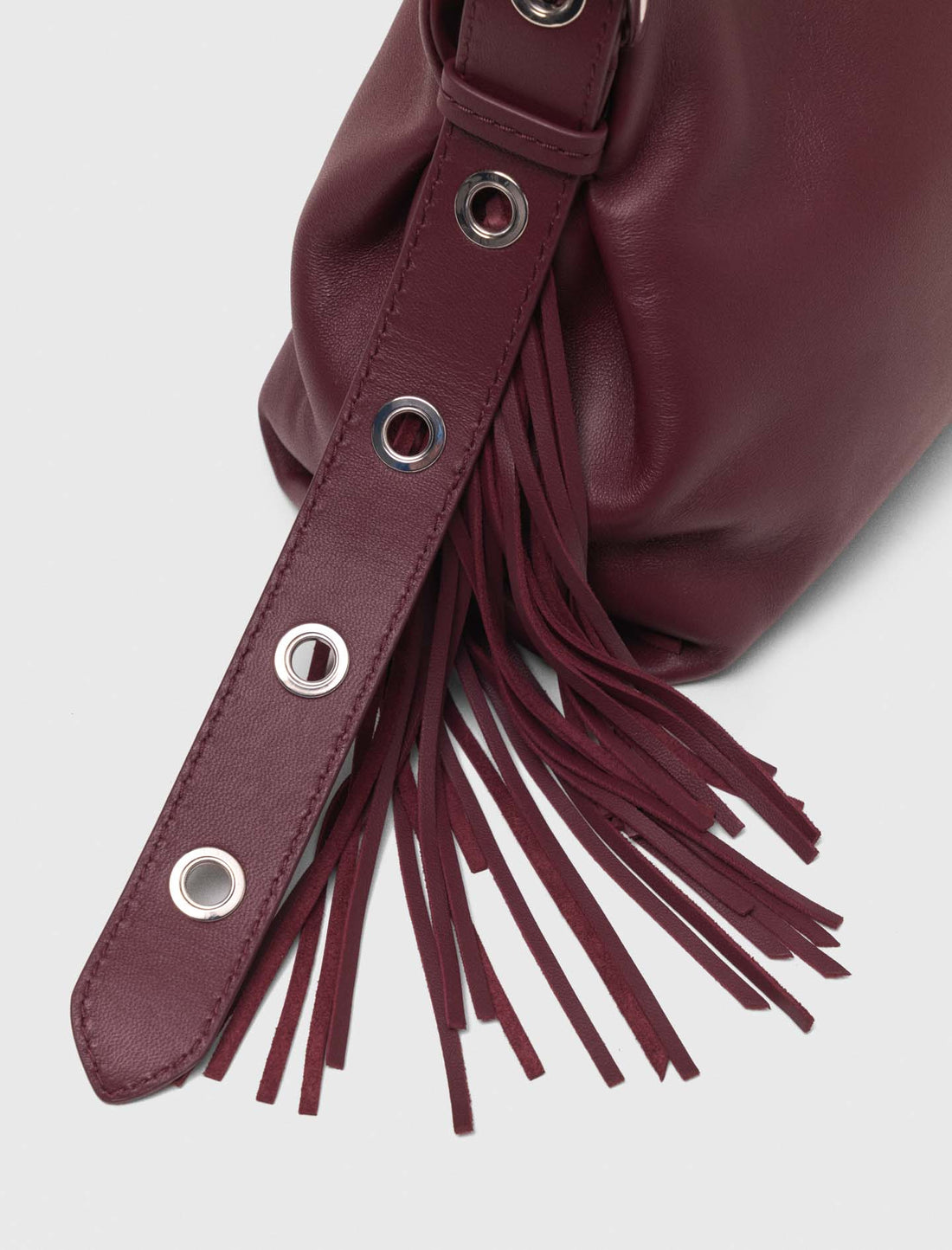 Bolso Miss M de cuero liso