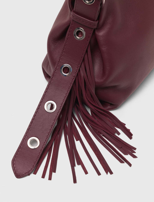 Bolso Miss M de cuero liso