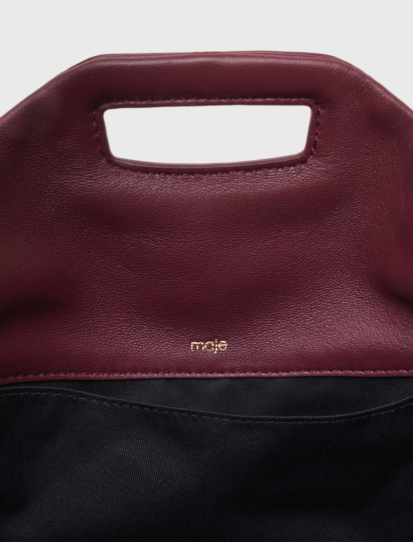 Bolso Miss M de cuero liso