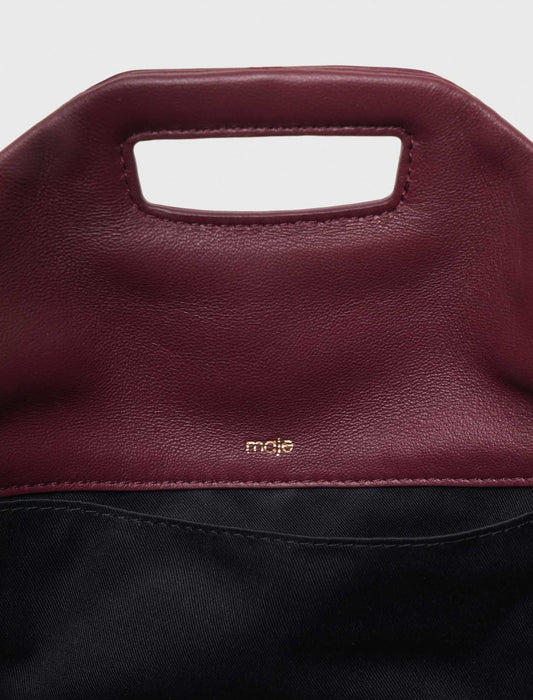 Bolso Miss M de cuero liso