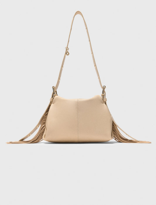 Bolso Miss M mini de cuero liso
