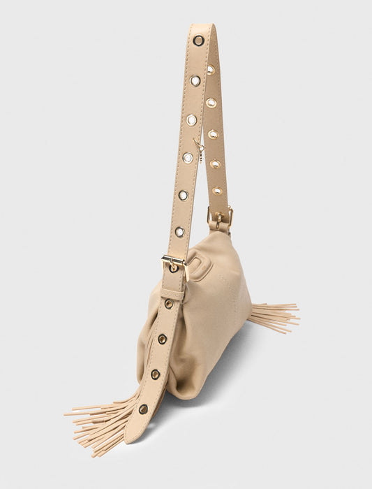 Bolso Miss M mini de cuero liso