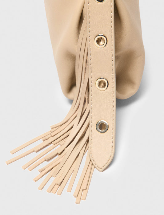 Bolso Miss M mini de cuero liso