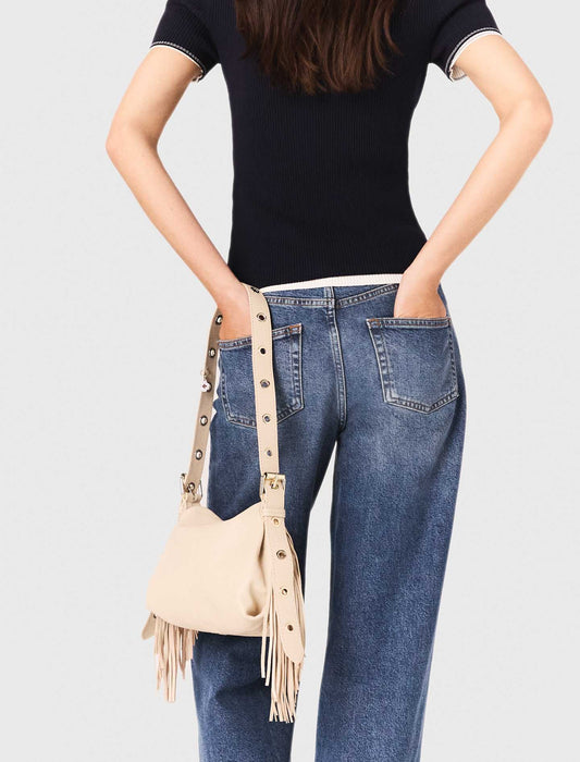 Bolso Miss M mini de cuero liso