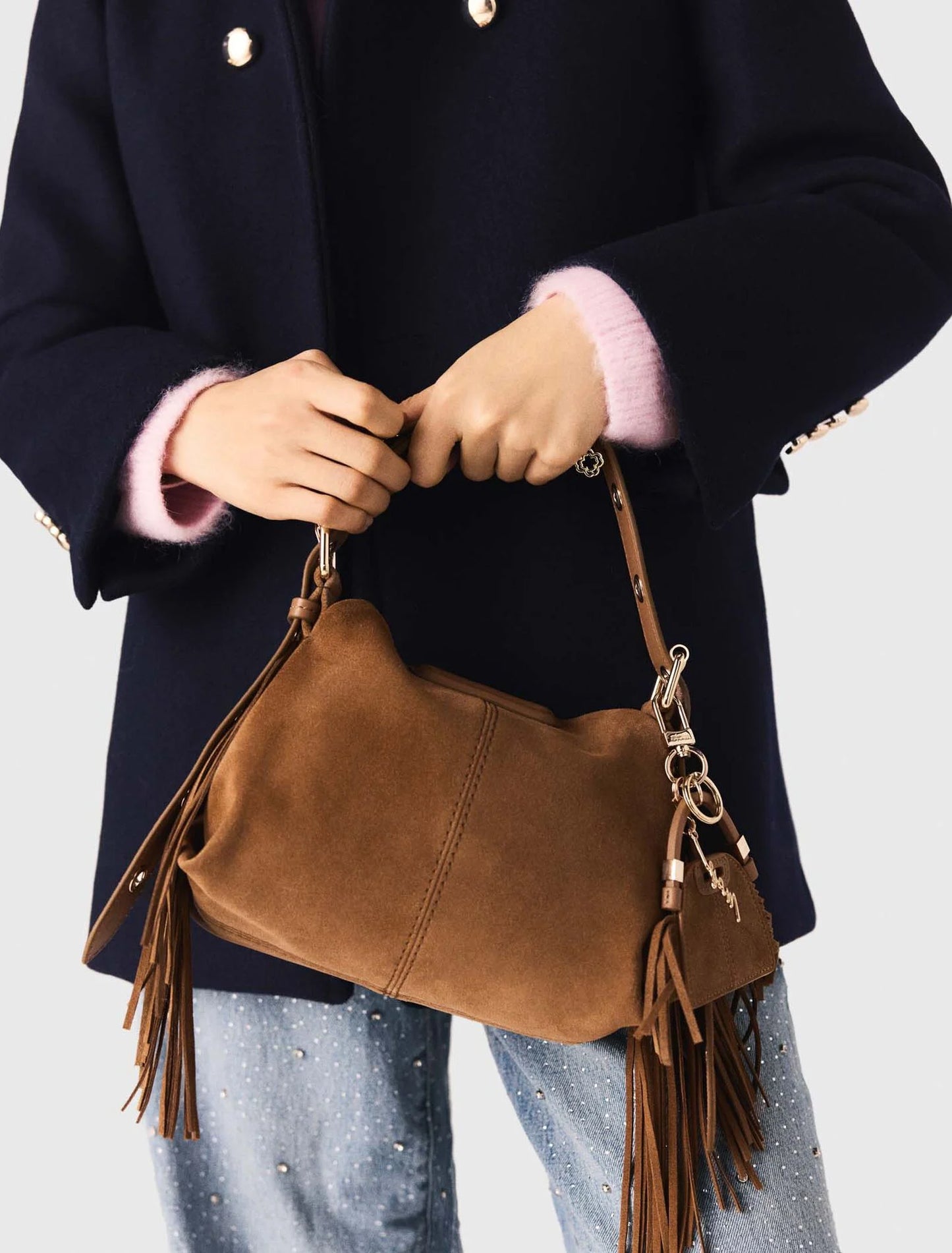 Bolso Miss M mini de ante