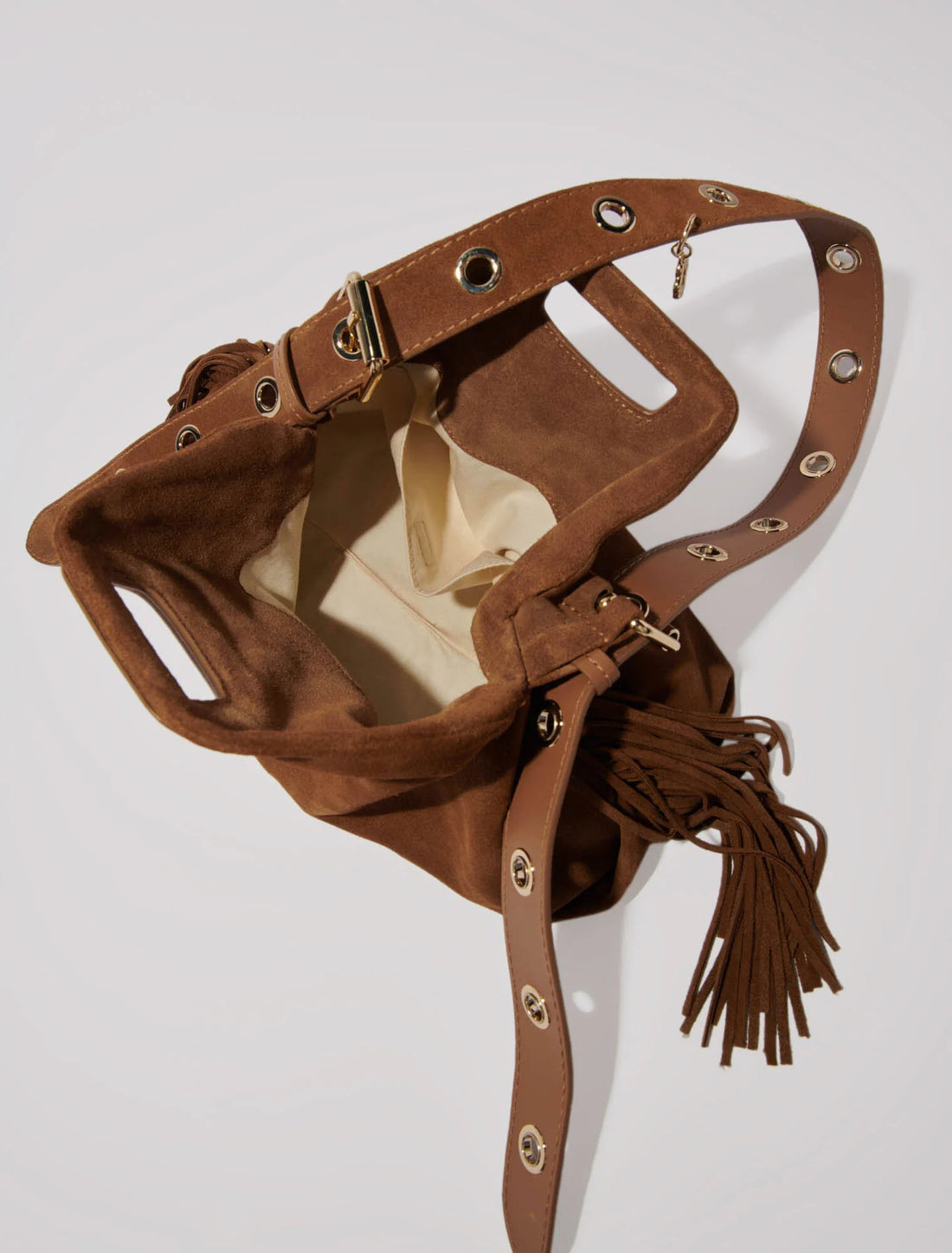 Bolso Miss M de gamuza