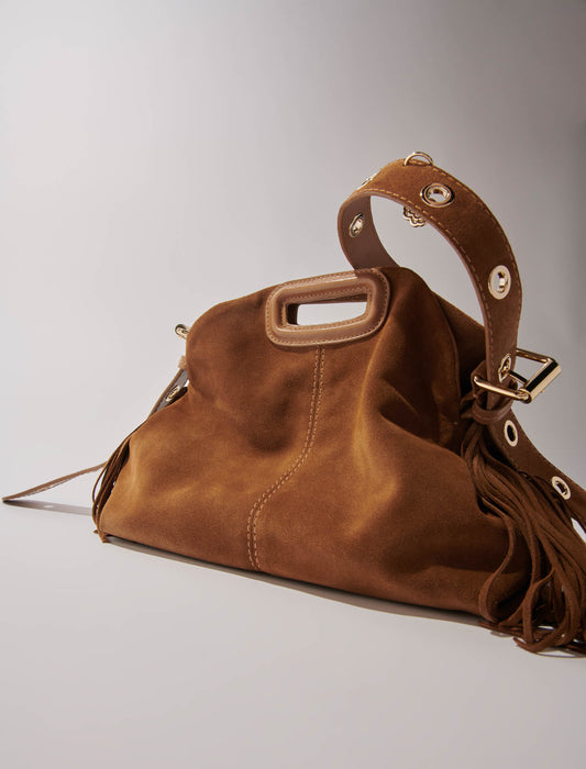 Bolso Miss M de gamuza