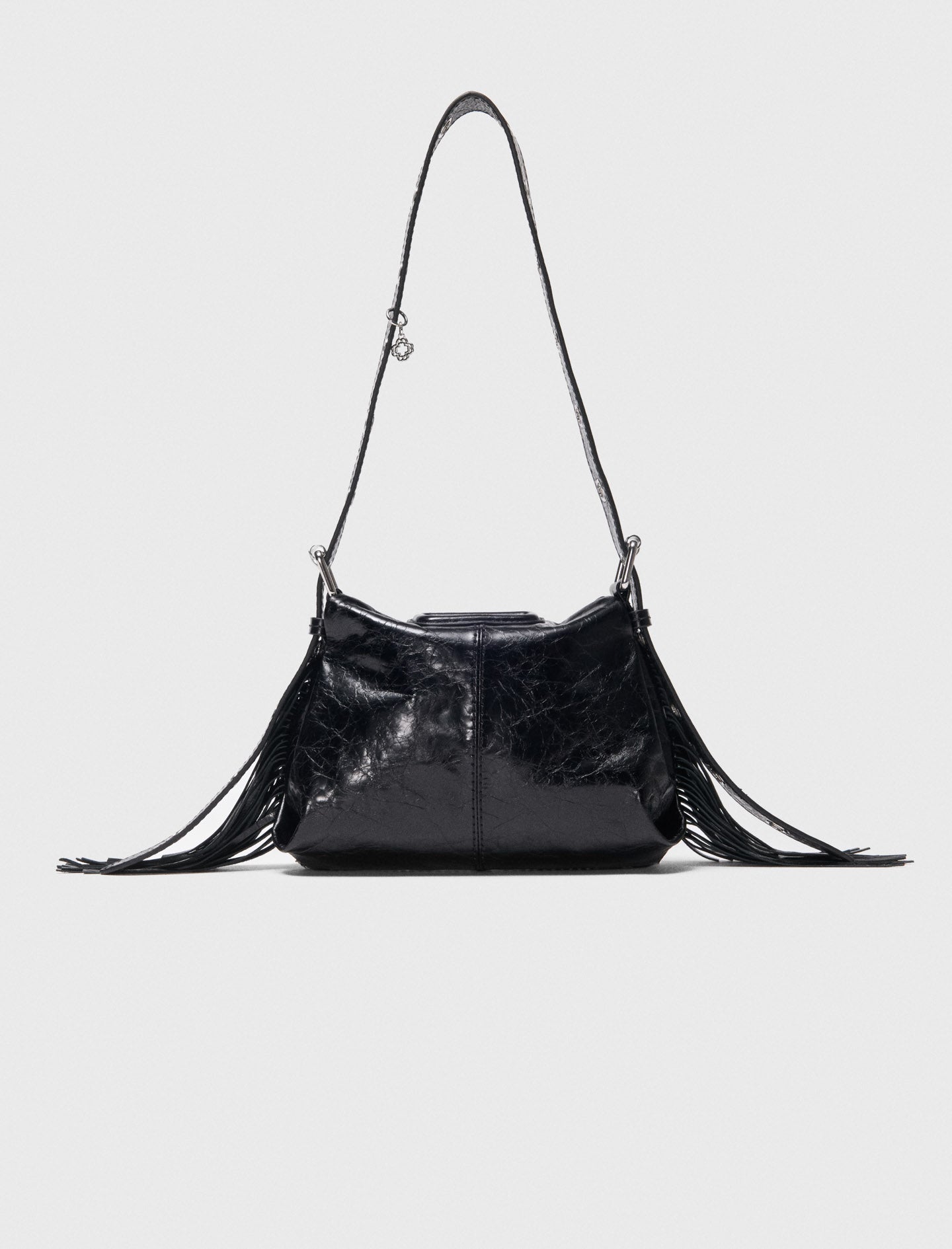 Bolso Miss M mini de cuero desgastado