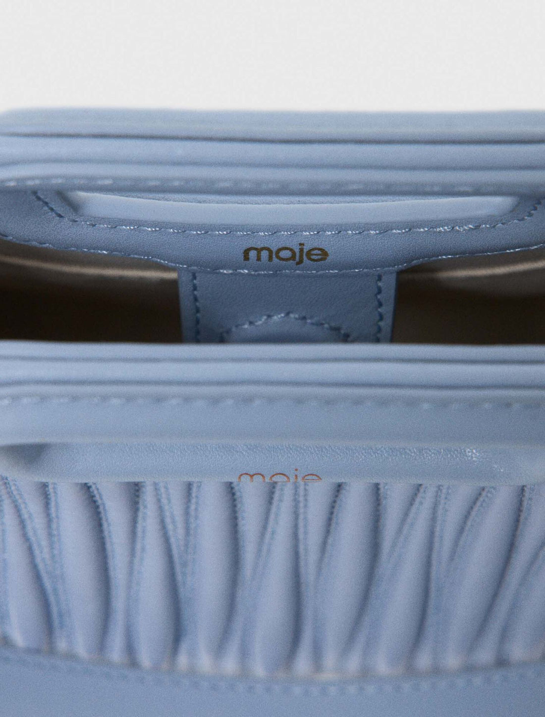 Bolso mini tote de piel acolchado