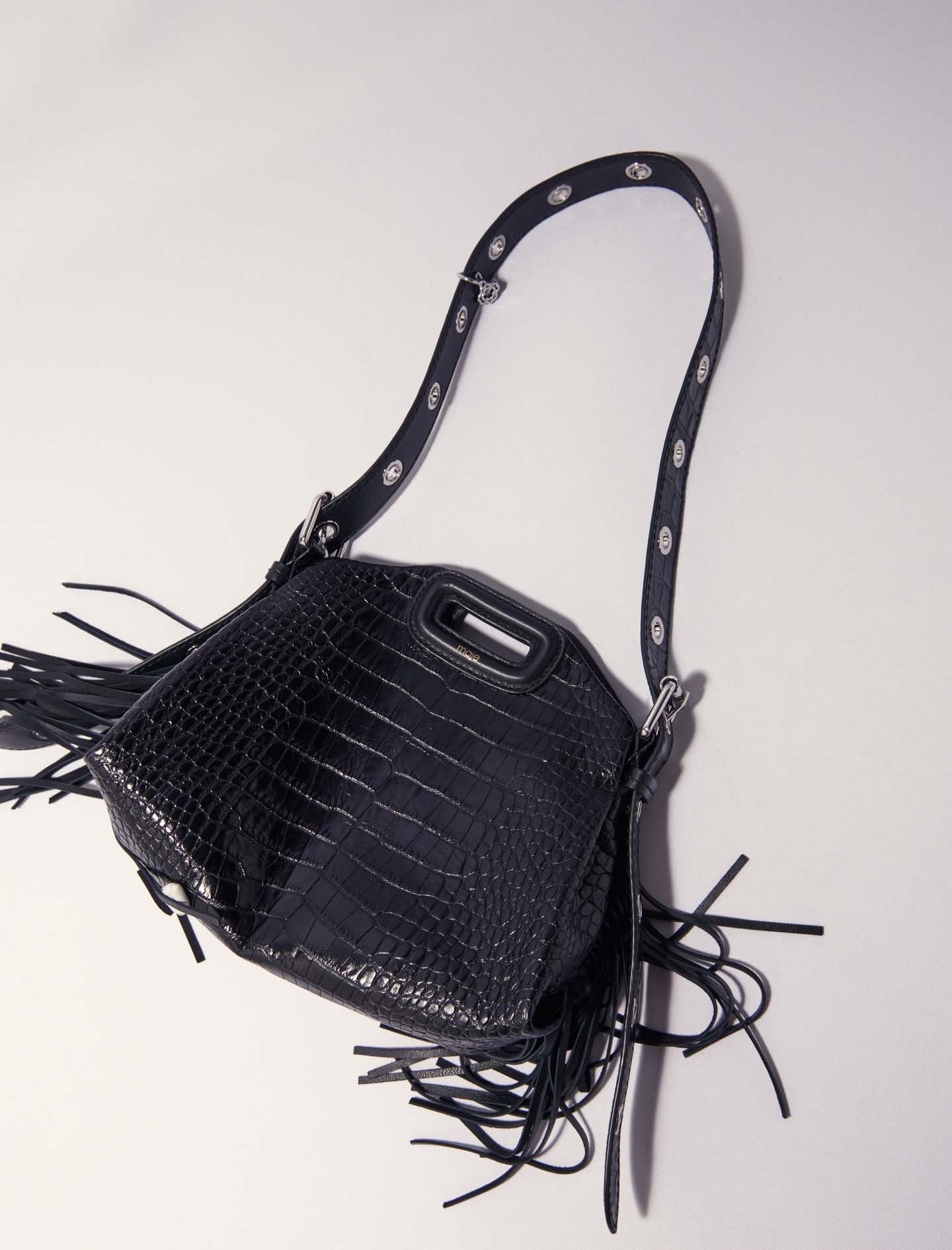 Bolso Miss M mini de piel repujada