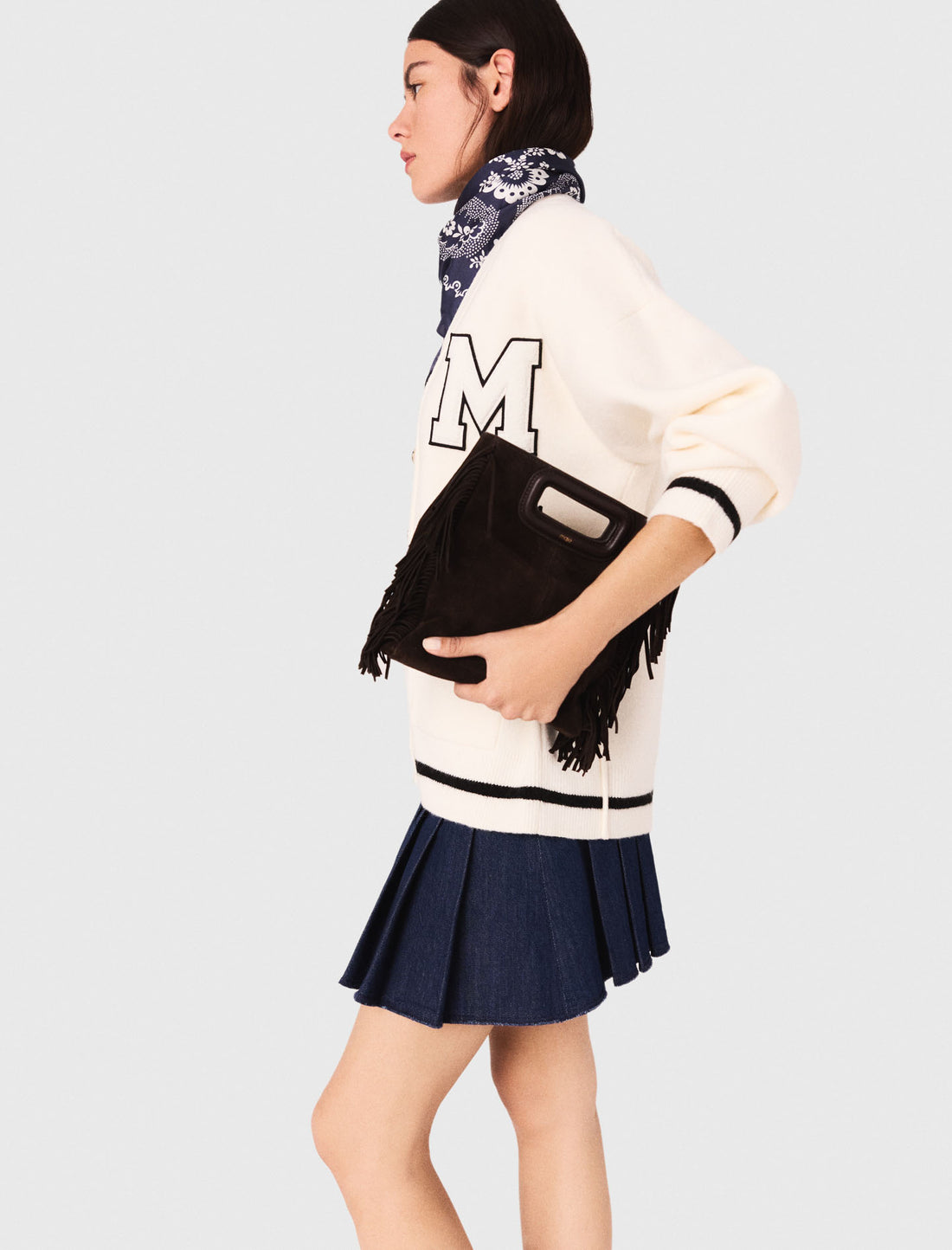 Bolso M de ante