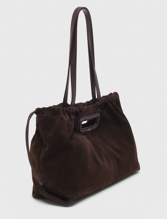 Bolso M tote de piel serraje