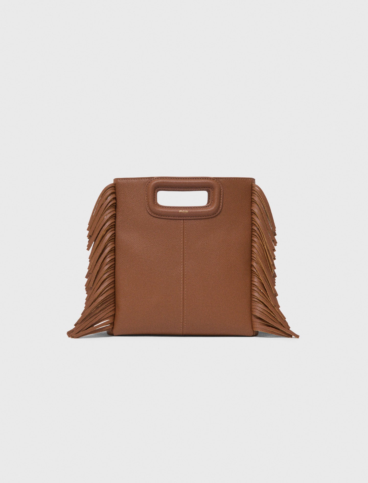 Bolso M de piel granulada