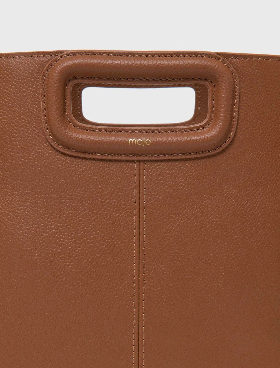 Bolso M de piel granulada