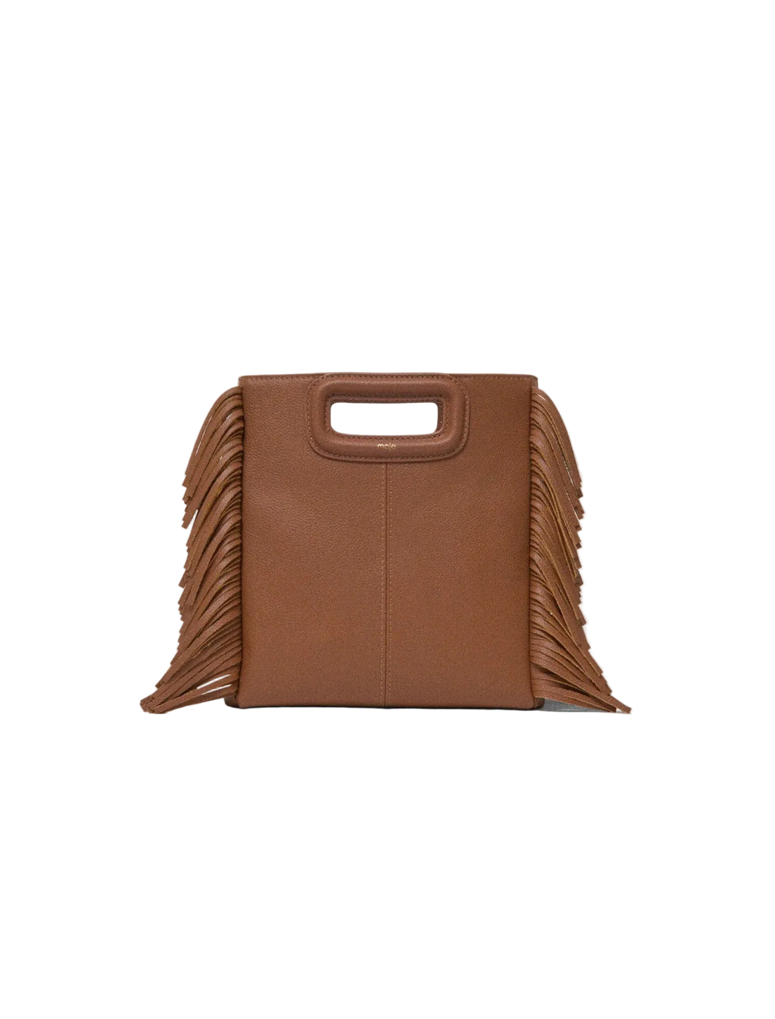 Bolso M de piel granulada