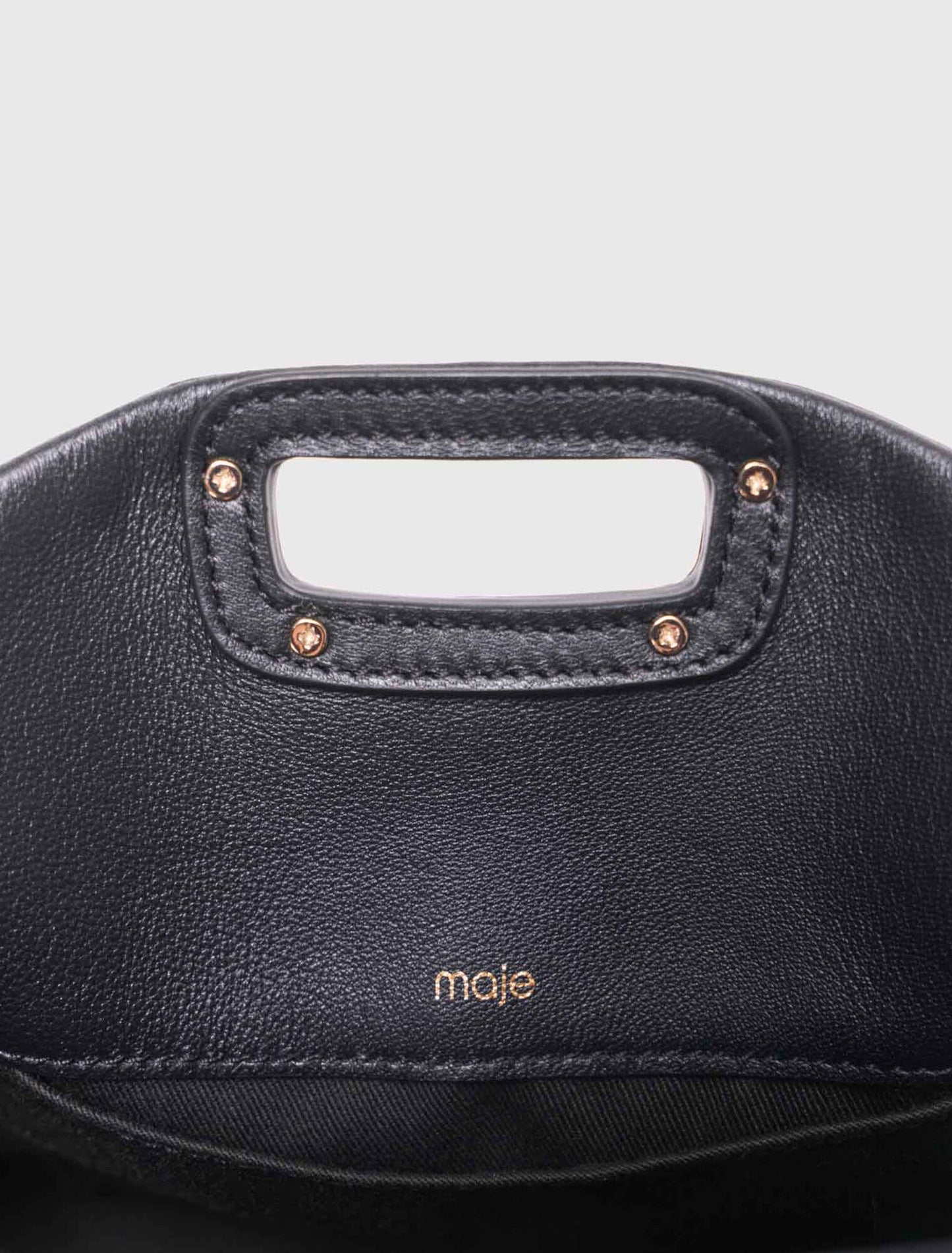 Bolso Miss M mini con asa dorada