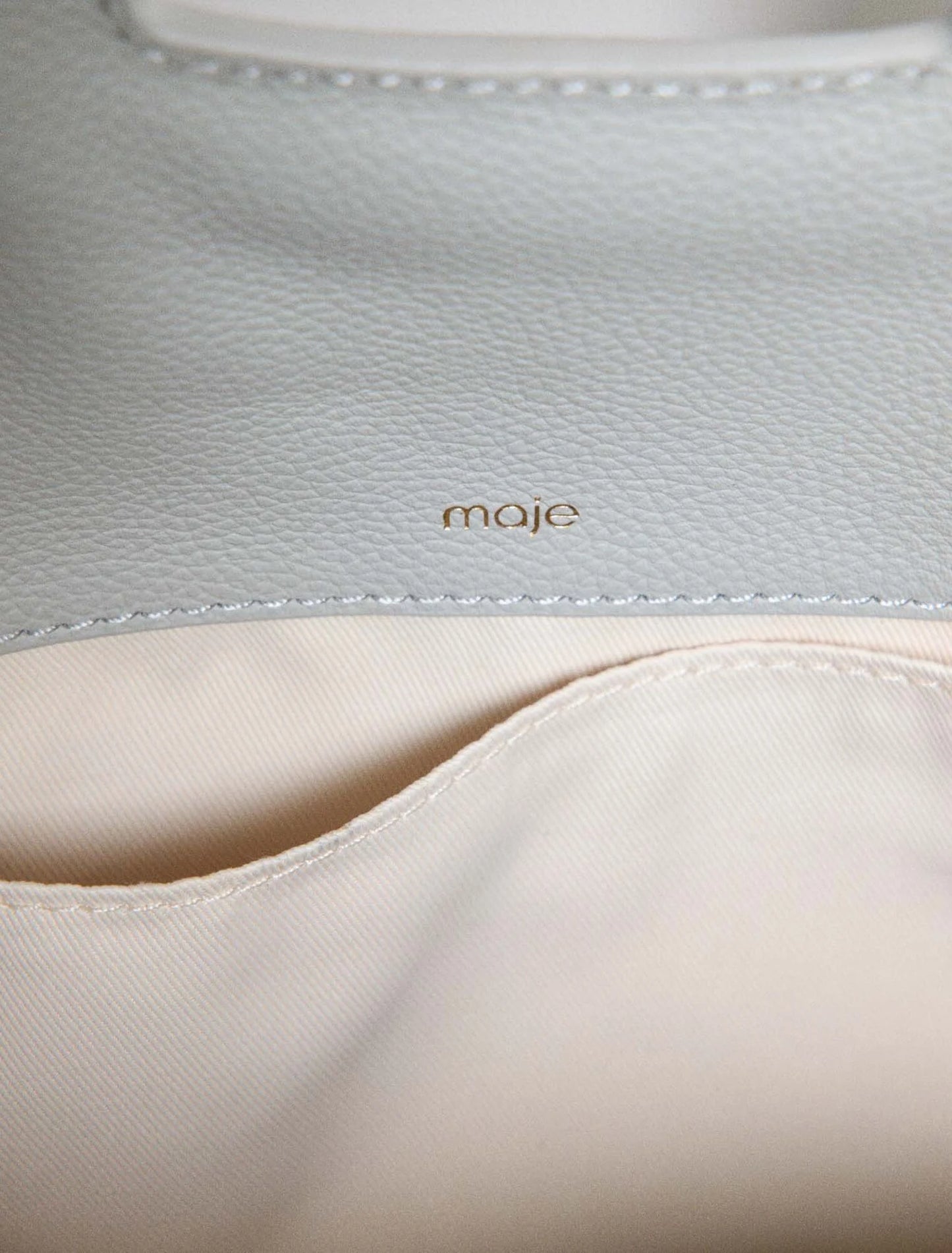 Bolso Miss M de cuero granulado