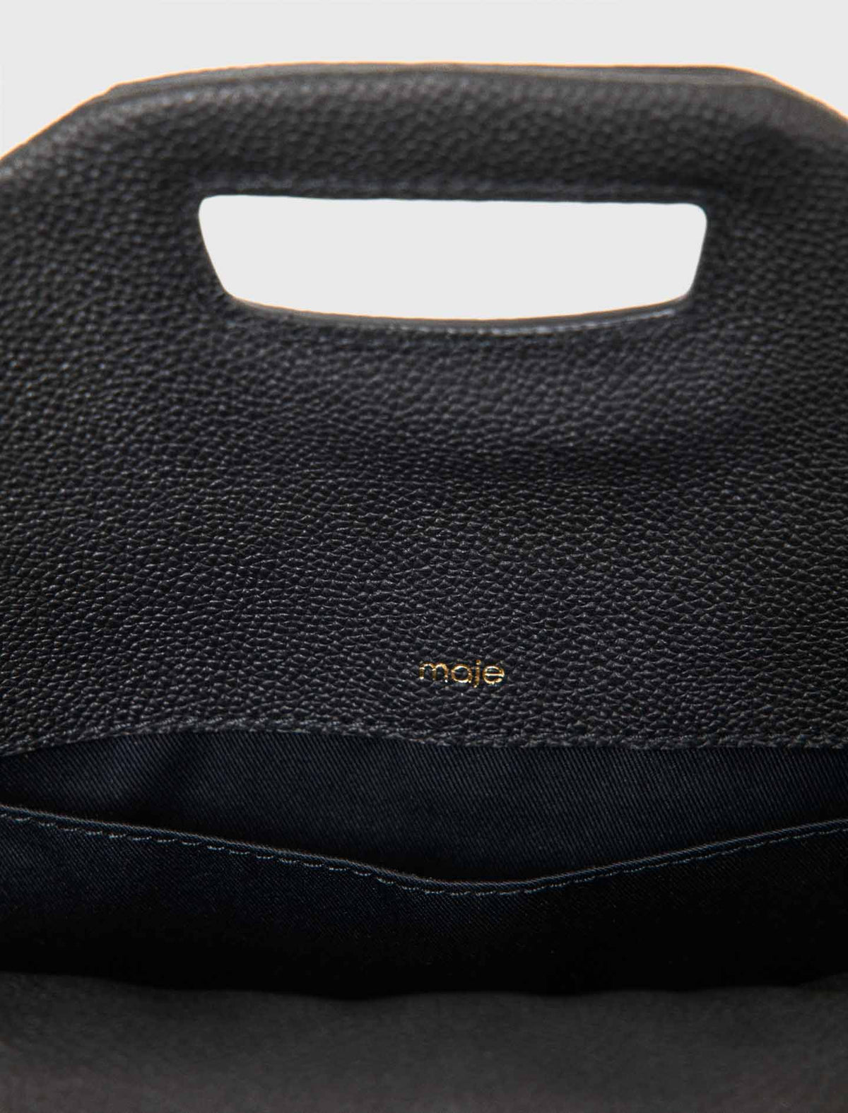 Bolso Miss M de cuero granulado