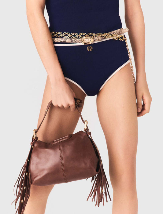 Bolso Miss M mini de piel «vintage»