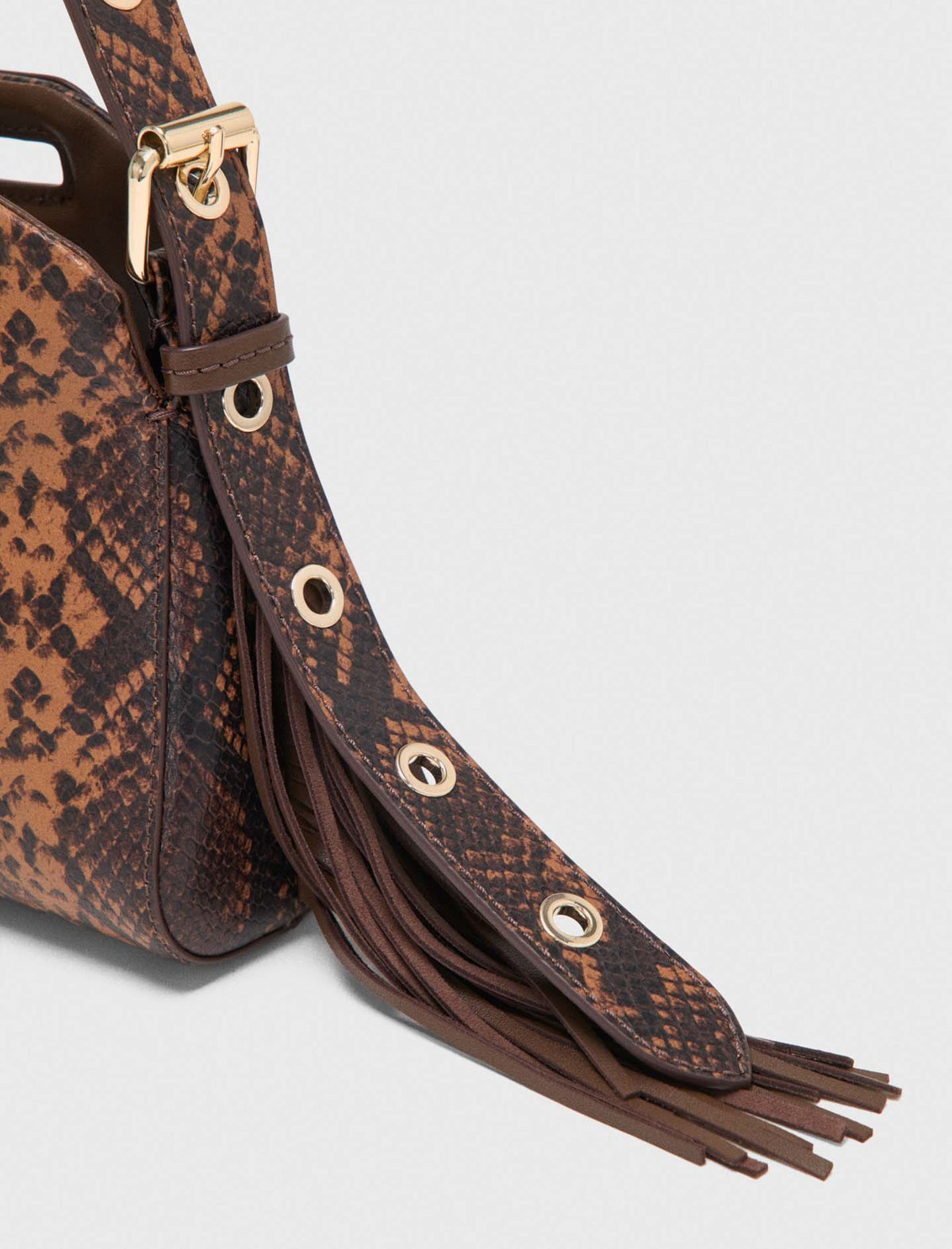 Bolso Miss M mini de piel repujada