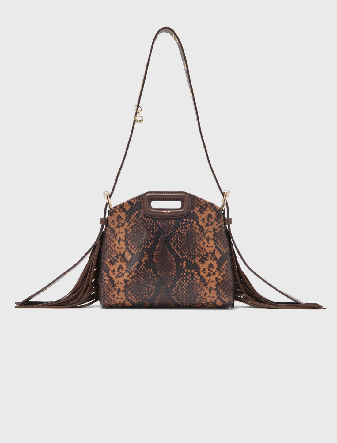 Bolso Miss M mini de piel repujada