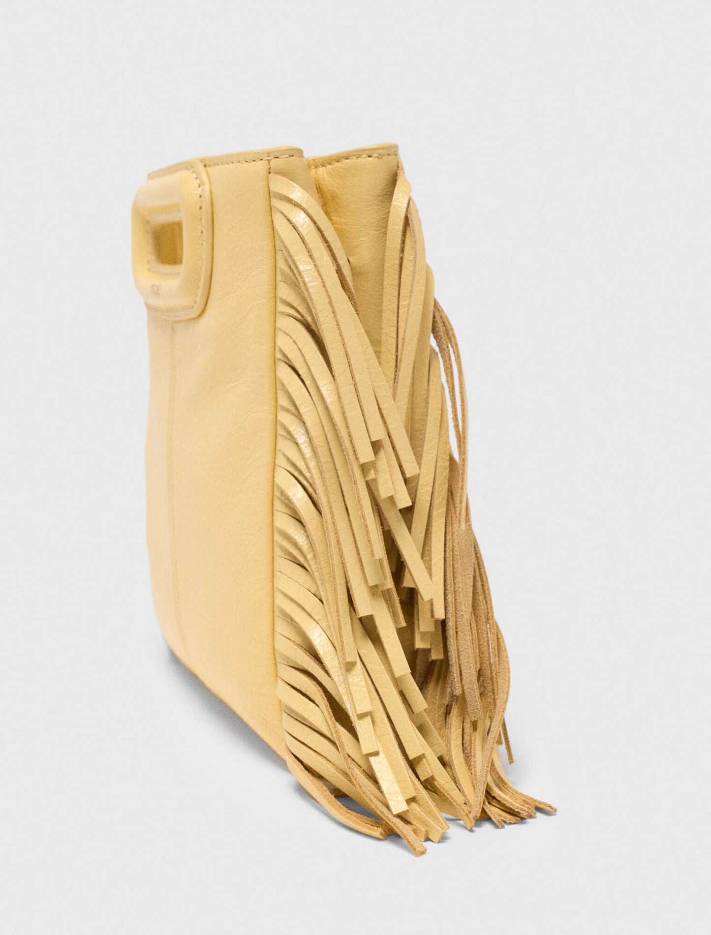 Bolso M Mini cuero craquelado mate