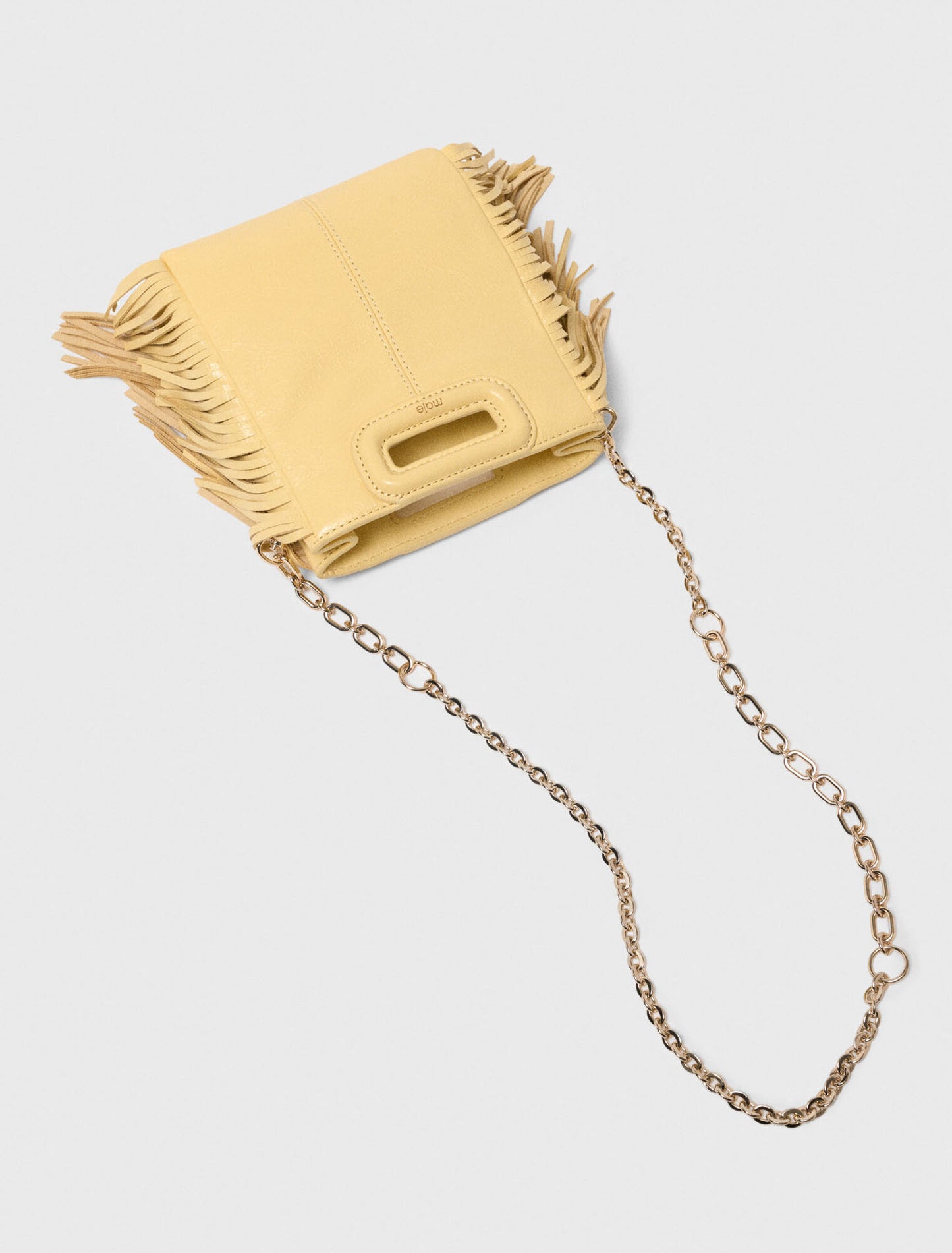 Bolso M Mini cuero craquelado mate