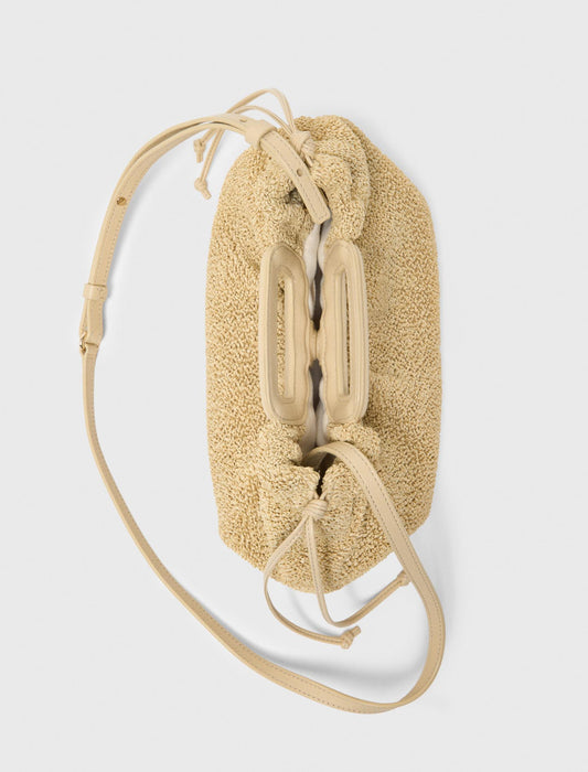 Bolso de mano Mipli con efecto rizado