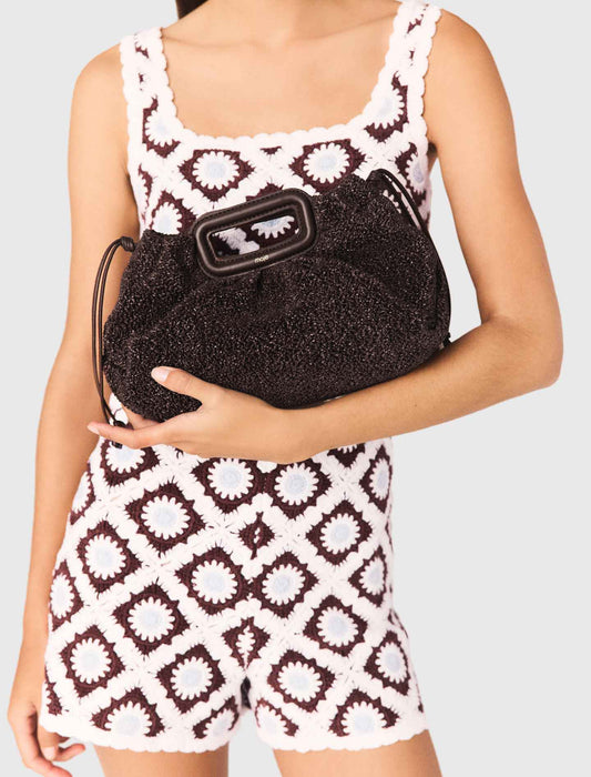 Bolso de mano Mipli con efecto rizado