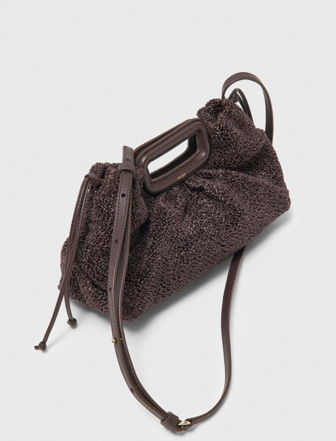 Bolso de mano Mipli con efecto rizado