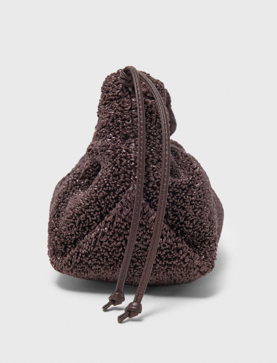 Bolso de mano Mipli con efecto rizado