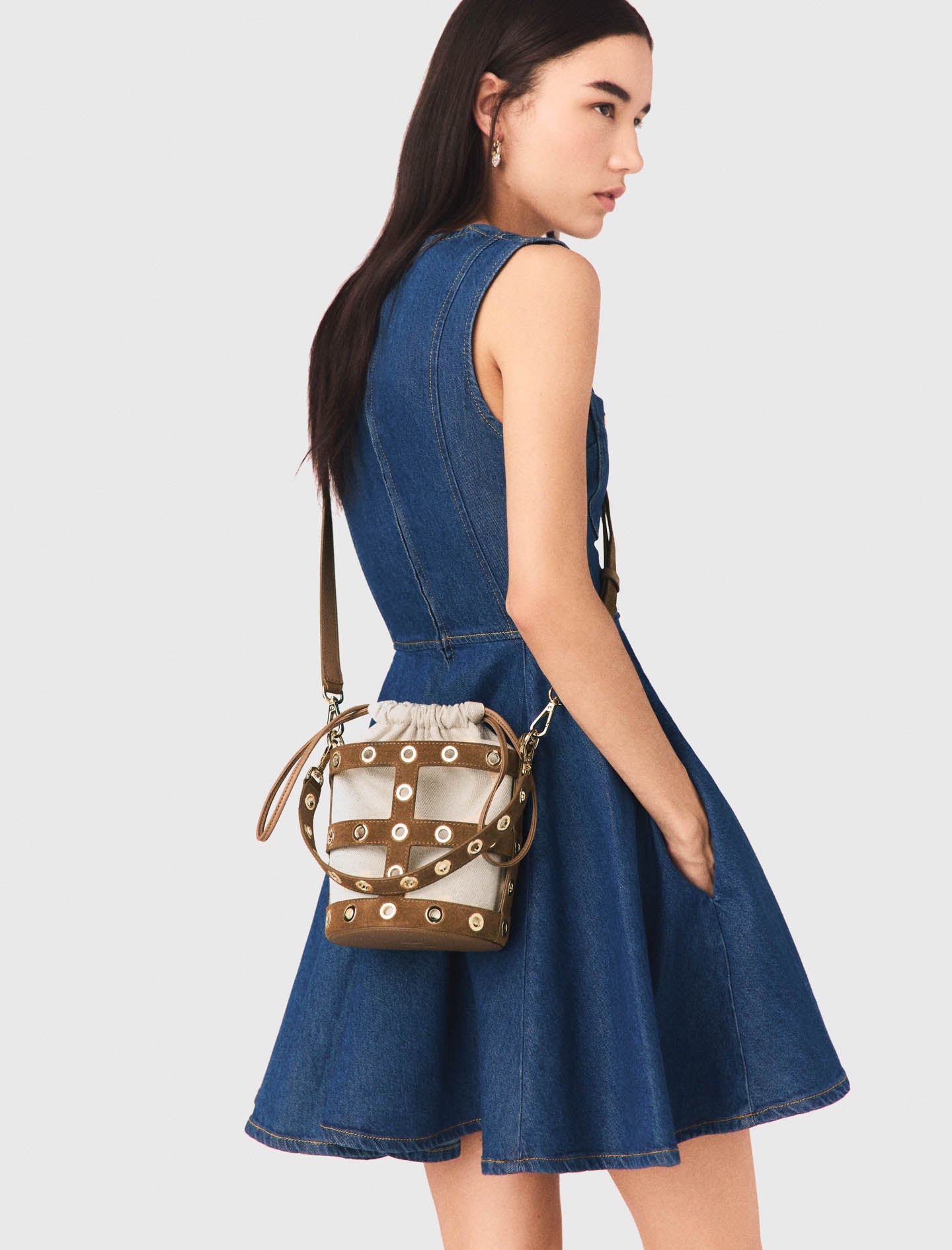 Bolso cubo Miss M de ante
