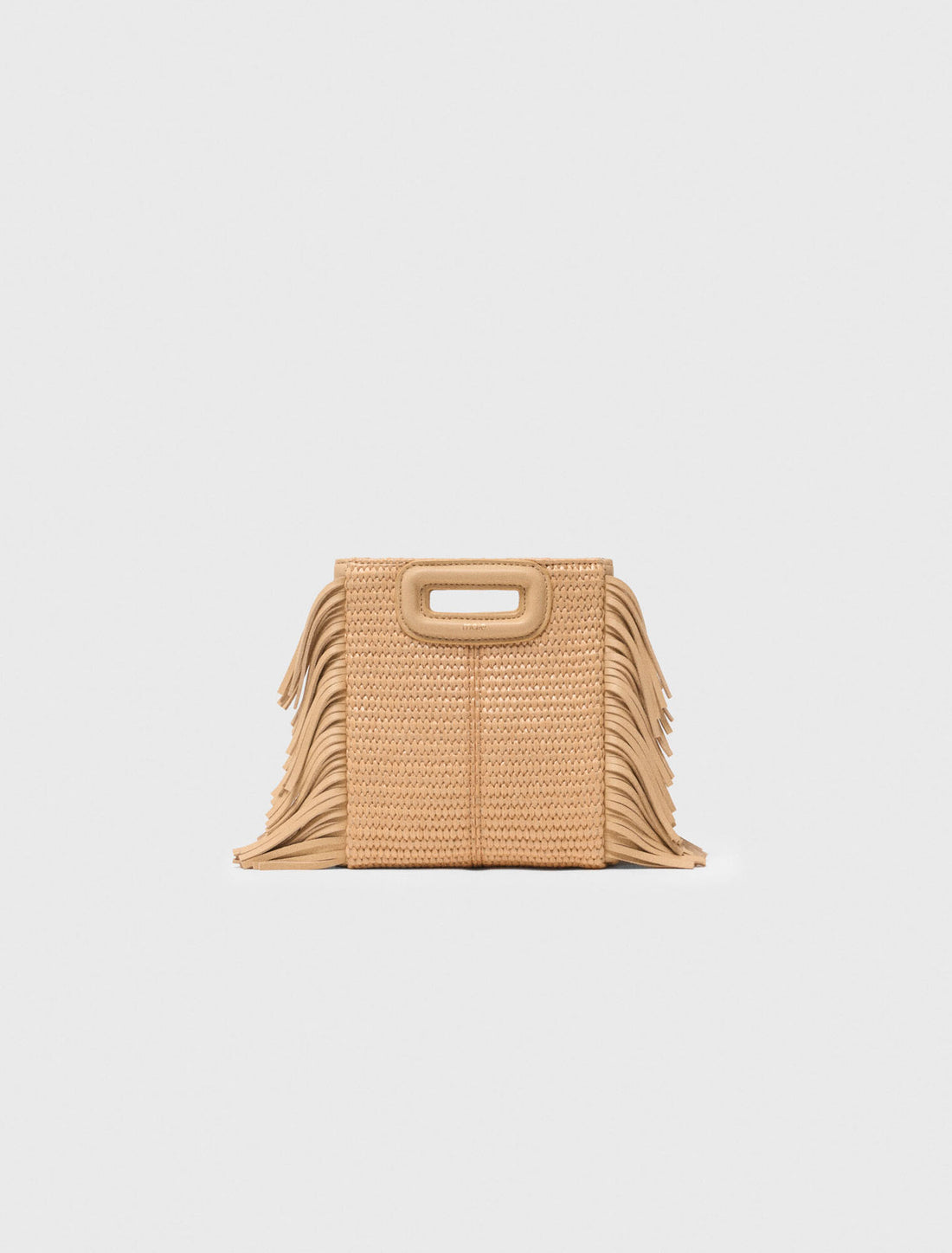 Bolso M Mini efecto rafia
