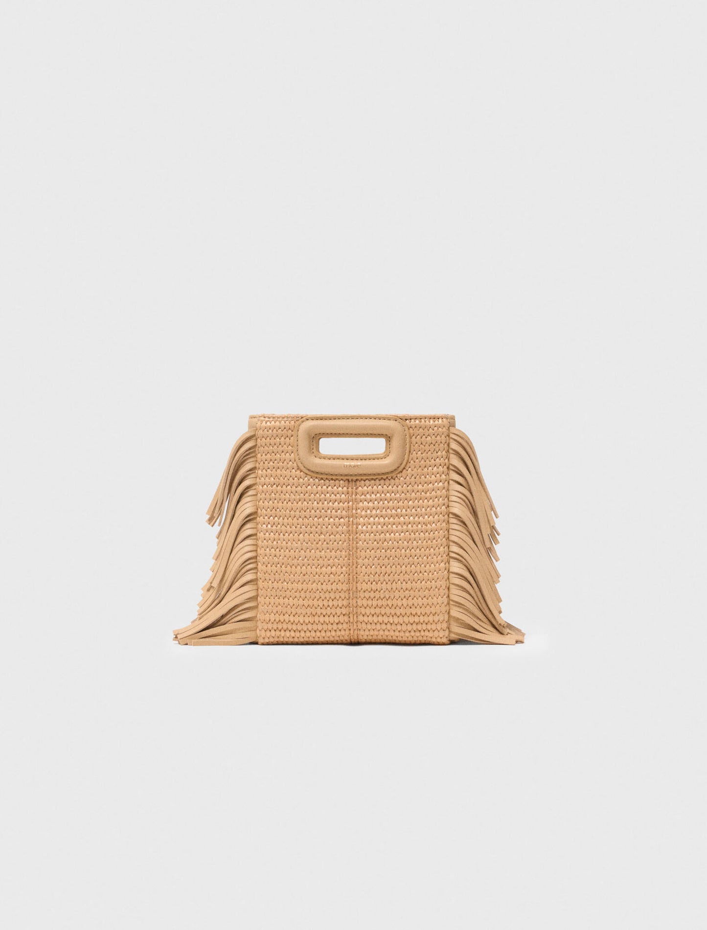 Bolso M Mini efecto rafia