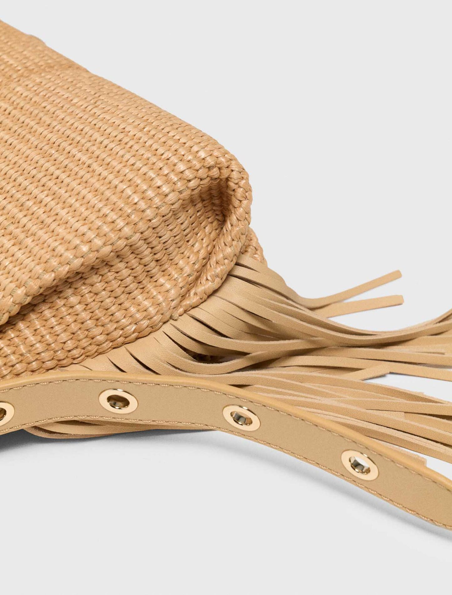 Bolso Miss M mini efecto rafia