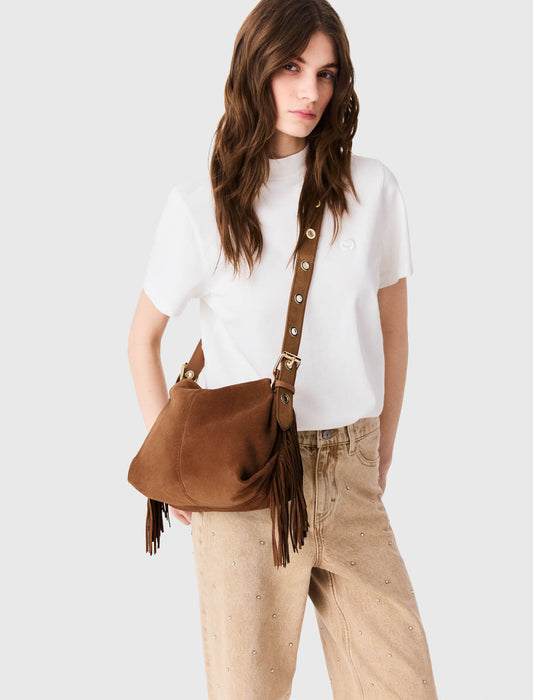 Bolso Miss M de gamuza