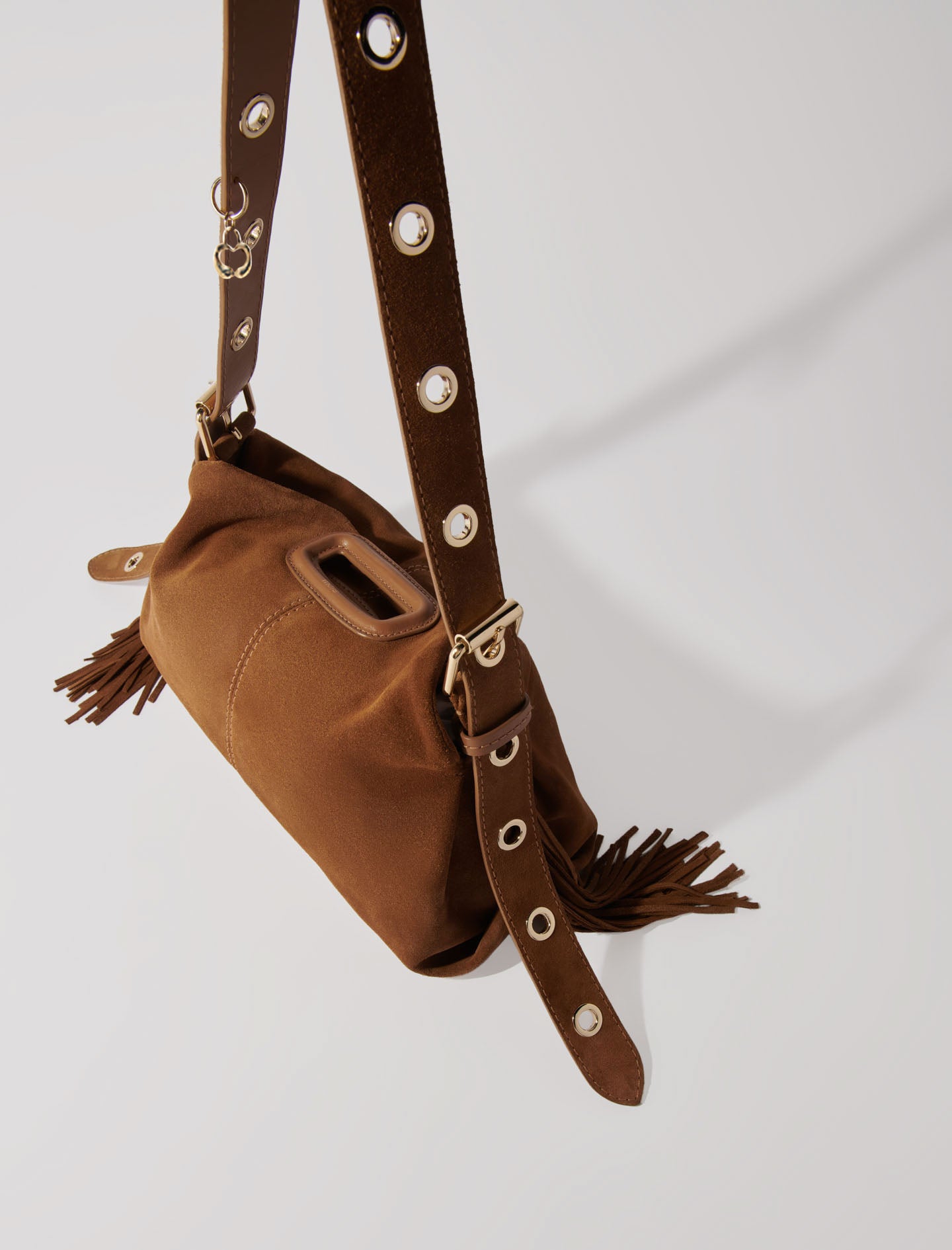 Bolso Miss M de gamuza