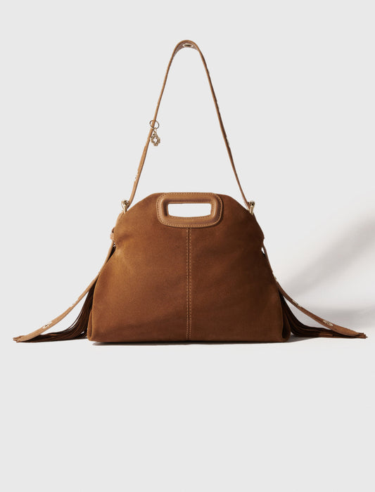 Bolso Miss M de gamuza