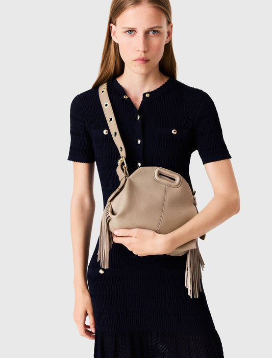 Bolso Miss M mini de piel granulada
