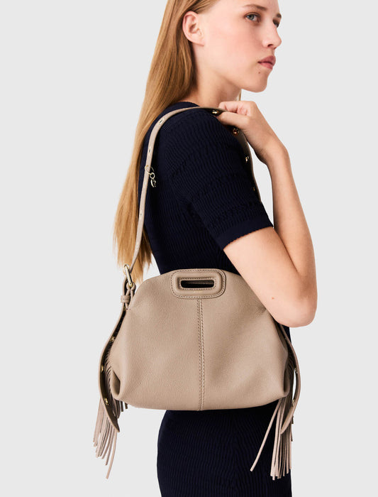 Bolso Miss M mini de piel granulada