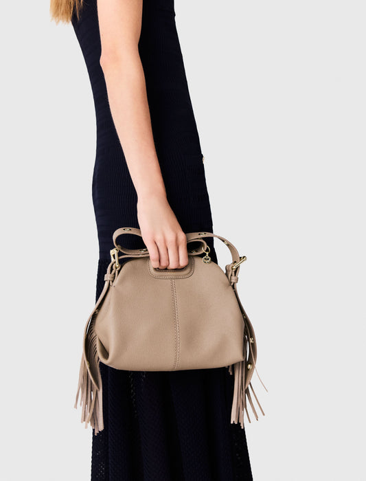 Bolso Miss M mini de piel granulada