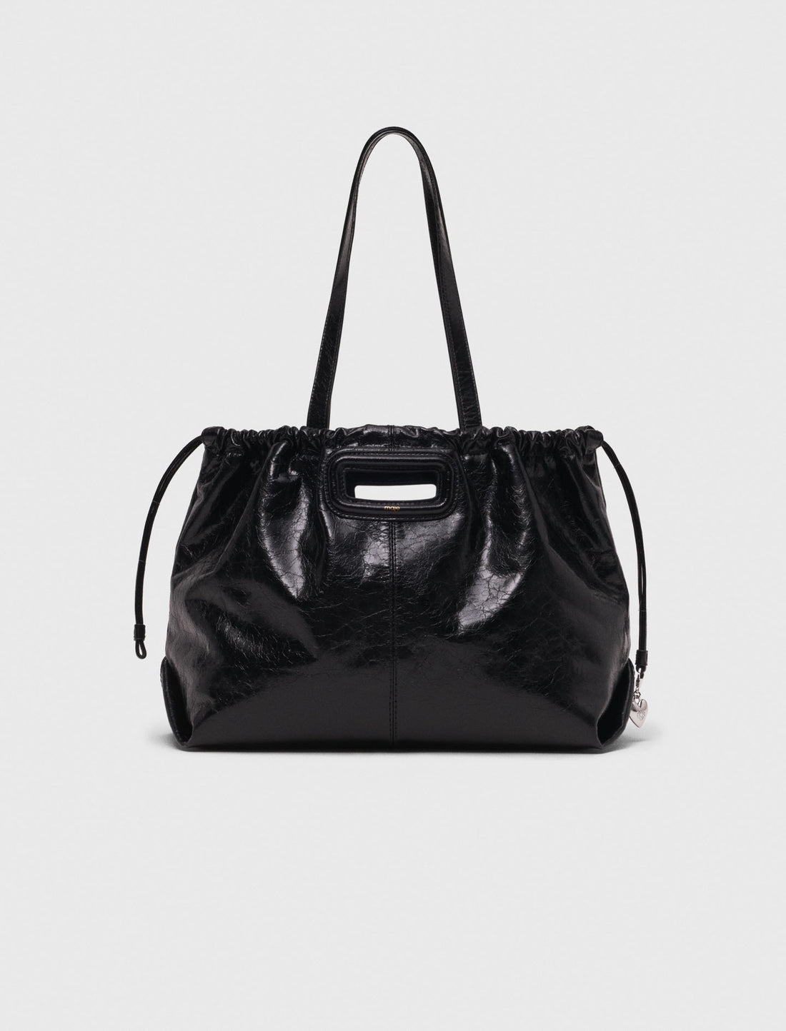 Bolso M Tote de cuero craquelado