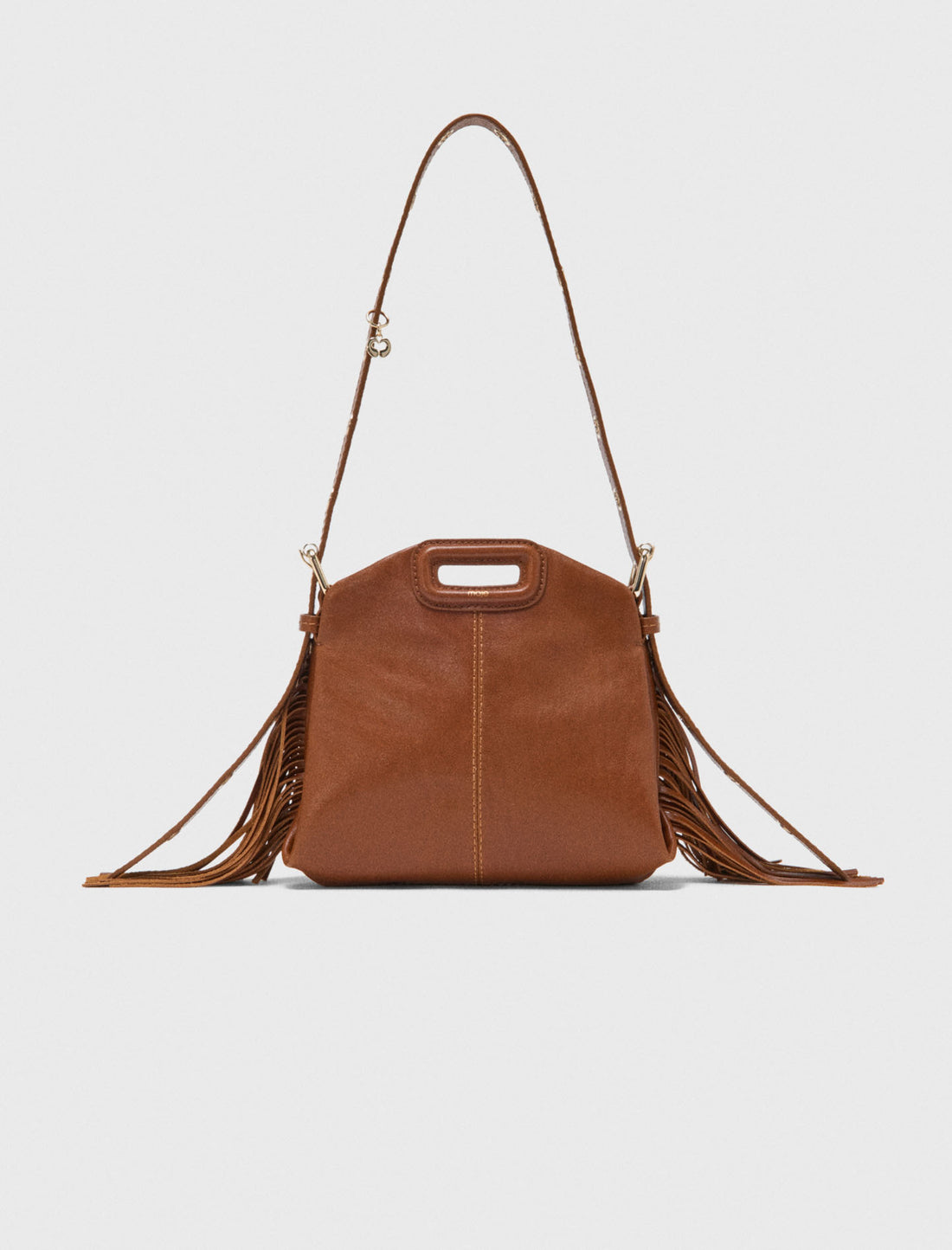 Bolso Miss M mini de cuero liso