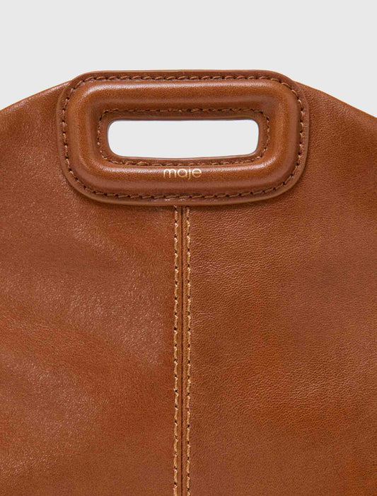 Bolso Miss M mini de cuero liso