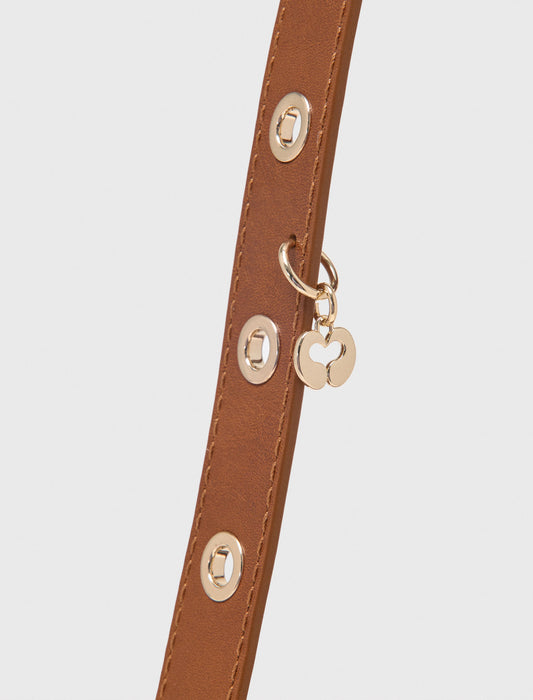 Bolso Miss M mini de cuero liso