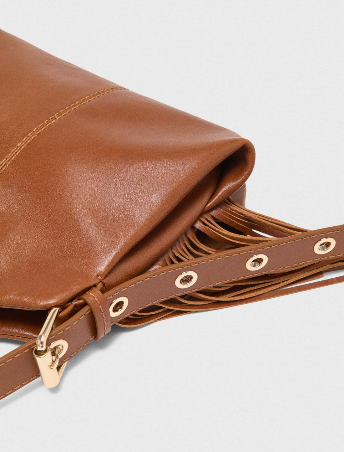 Bolso Miss M mini de cuero liso