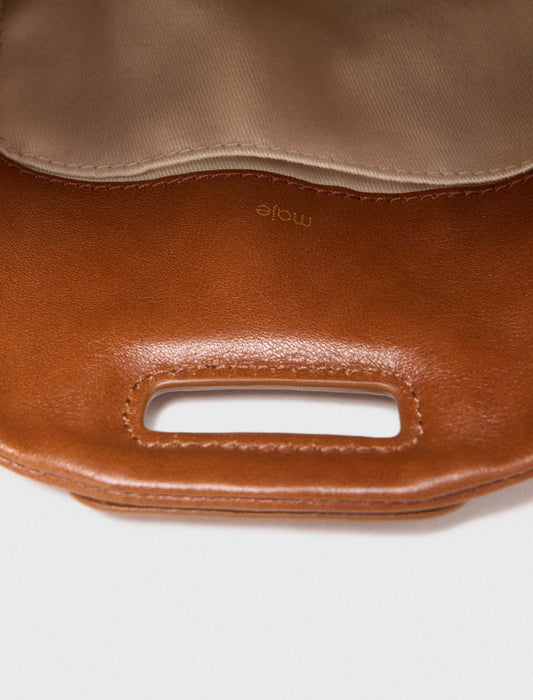Bolso Miss M mini de cuero liso