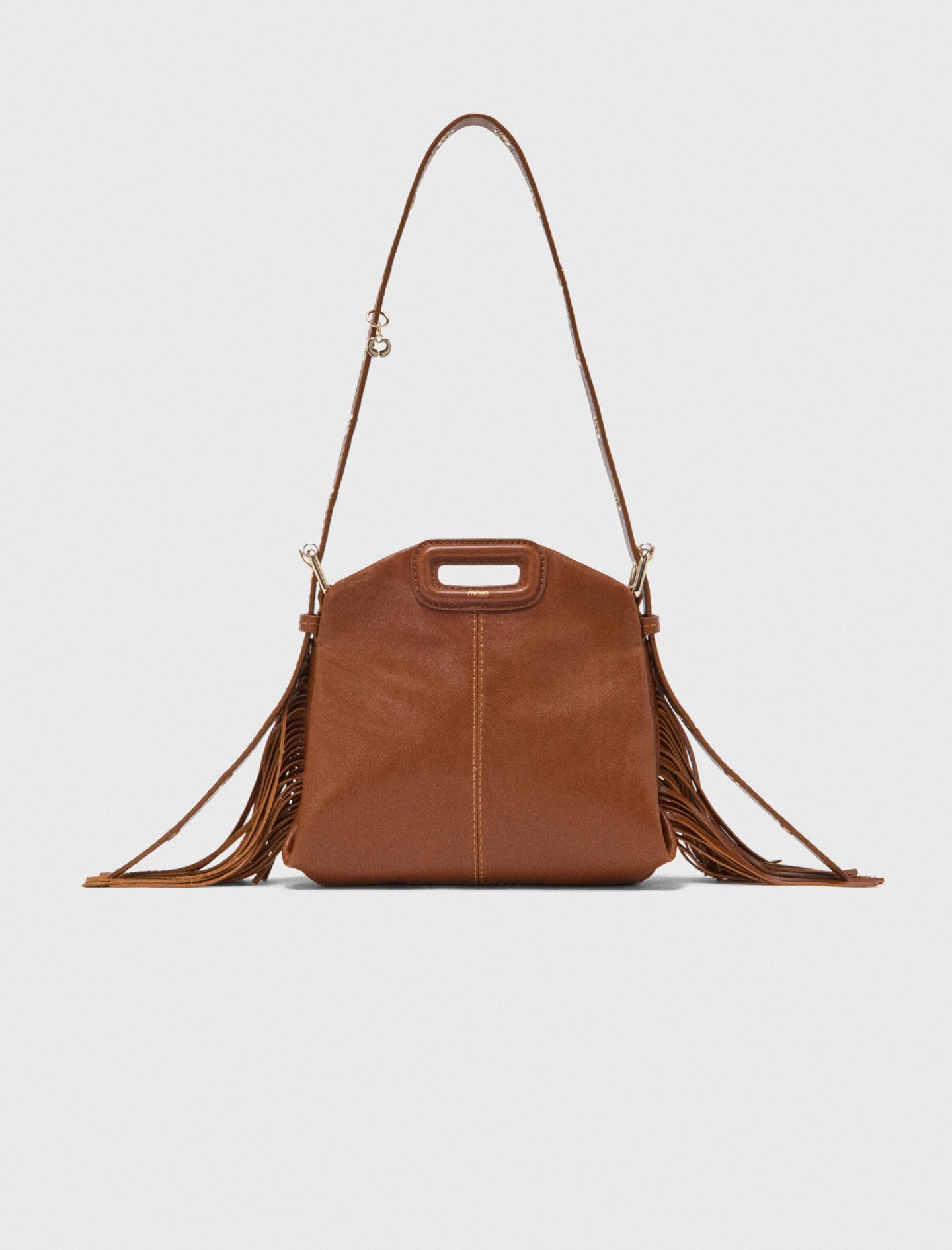 Bolso Miss M mini de cuero liso