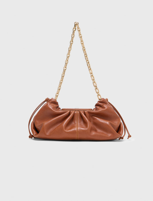 Clutch Milpli de cuero liso